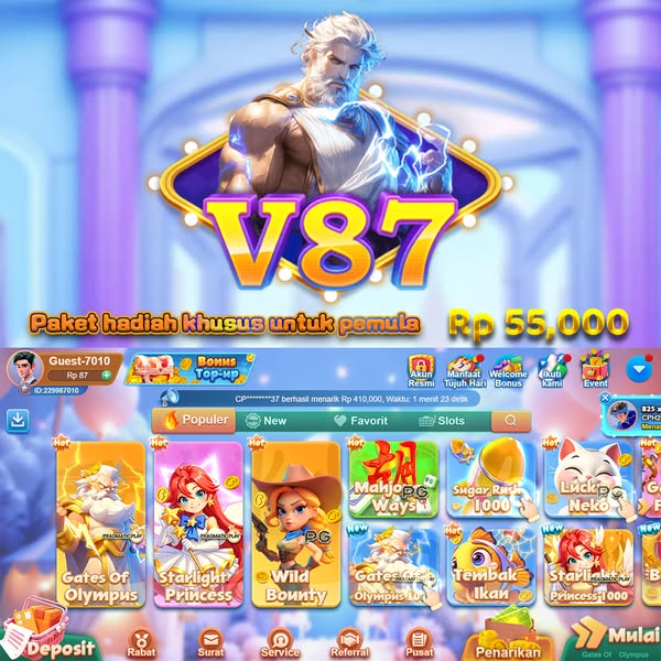 V87 - Login Situs Resmi dan Nikmati Ragam Game PG Soft